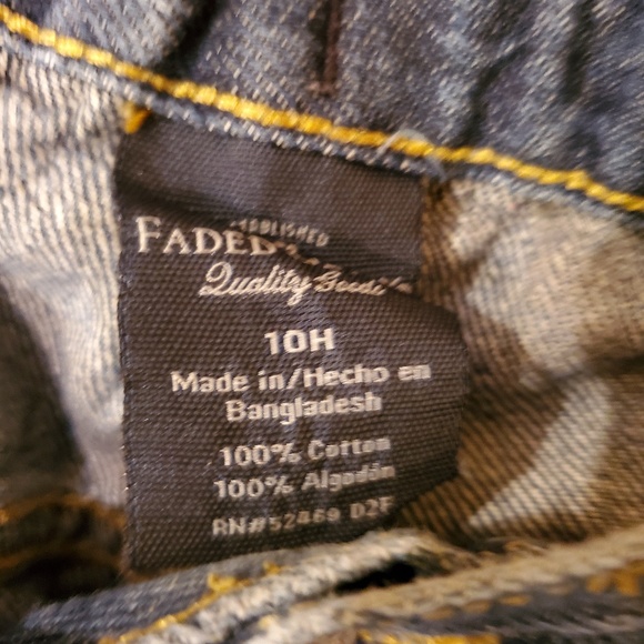 Boys Boot Cut Jeans Size 10H - Picture 2 of 2